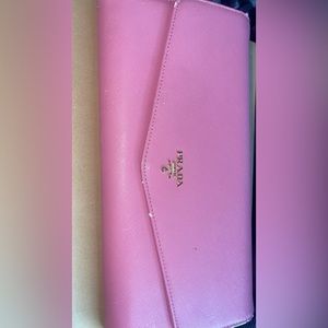 Prada clutch no chain signs of wear please look at photos